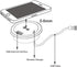 Desk Wireless Charger, hopopower 15W Fast Wireless Charging Station Pad Compatible with iPhone 14/14 Pro/14 Pro Max/13/13 Pro Max/13 Mini/12/12 Pr...