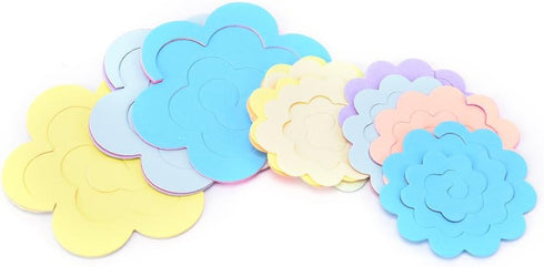 ODETOJOY Flower Quilling Paper Strips Craft Make Paper Flowers Kit for Scrapbooking (Rose Flower Paper)...