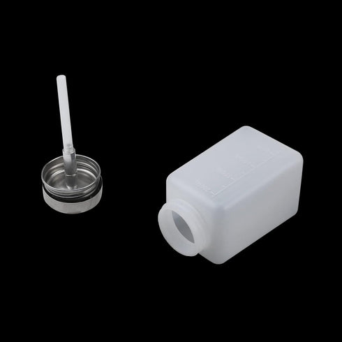 Antrader 2 Pack Push Down Dispenser Bottles,200ml(6.7oz) Push Down Liquid Dispenser Pump Bottle,White...