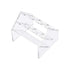 uxcell Slant Rack Acrylic Test Tube Holder 6 Wells for 50ml Centrifuge Tubes Clear...