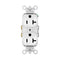 Legrand Pass & Seymour TR5362WCC12 20 Amp Tamper Resistant Construction Specification Grade Duplex Receptacle Outlet, Back and Side Wire, White (1...