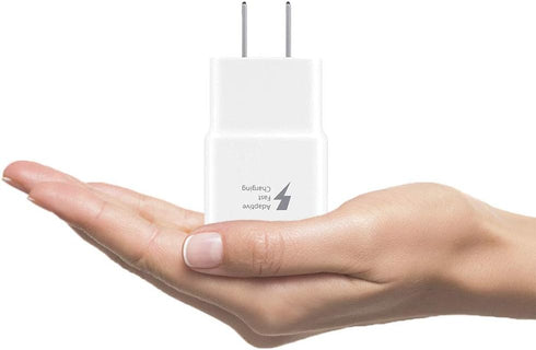 Galaxy S7 Smartphone Adaptive Fast Charging Wall Charger Kit Set with Micro 2.0 USB Cable, Compatible with Samsung Galaxy S7/Edge/S6/Note5/4/S3 (W...