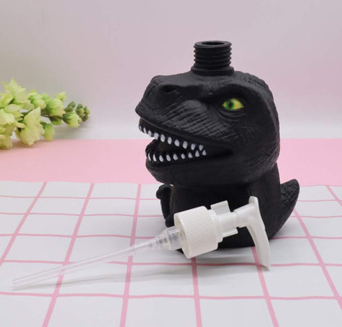 Dinosaur Panda Frog Cute Cartoon Animal Hand Soap Pump Lotion, Hand Soap, Shampoo, Shower Gel Dispenser, Suitable for Bathrooms, Kitchen Counterto...