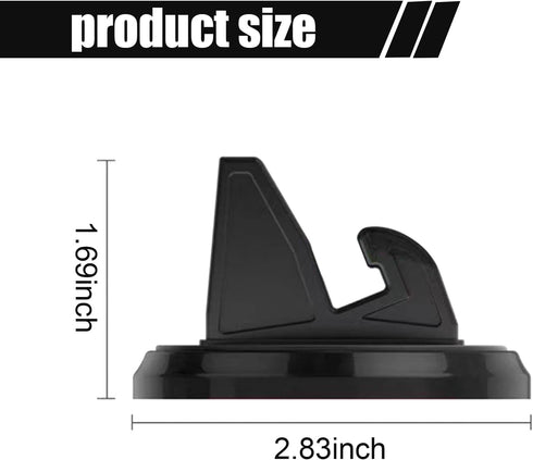 Pack-1 Car Dashboard Cell Phone Holder, 360 Degree Rotation Navigation Bracket, Car Universal Dashboard Phone Holder, for Most Cars, SUVs and Vans...