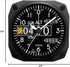 Trintec 2060 Series NV Aviation Altimeter Altitude Travel Alarm Clock 3.5" Sq...