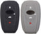 2Pcs Silicone Rubber 4 Buttons Smart Key Fob Skin Cover Case Protector Keyless Compatible with Subaru BRZ Forester Impreza STI WRX Crosstrek Ascen...