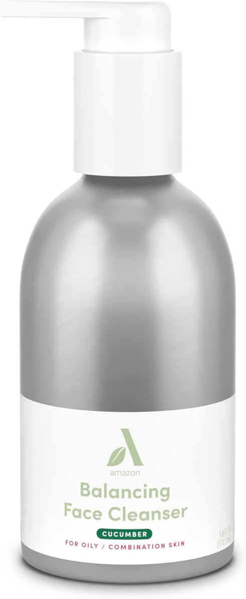 Amazon Aware Balancing Face Cleanser with Arnica & Calendula Extracts, Vegan, Cucumber, Dermatologist Tested, Oily to Combination Skin, 5.8 fl oz...