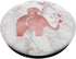 Cute Mama Baby Elephants Blowing Hearts Rose Pink Watercolor PopSockets PopGrip: Swappable Grip for Phones & Tablets PopSockets Adhesive PopGrip...