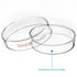 stonylab Glass Petri Dish, 75x15 mm Autoclavable Borosilicate Glass Cell Culture Dish Petri Dish with Clear Lid for Laboratory...