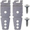 (2 Pack) Undercounter Dishwasher Brackets With Screws -Compatible With Whirlpool 8269145 or WP8269145 - Replacement Aftermarket Part