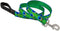 LupinePet Originals 1" Tail Feathers 4-foot Padded Handle Leash for Medium and Larger Dogs...