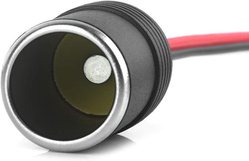 Car Cigarette Lighter with Fuse,Jtron 1set 1m Car Cigarette Lighter Adapter Add-a-Circuit TAP Adapter Lead 1.0mm (18WAG) Cable with 12V Fuse Holde...