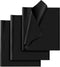 50 Sheets Black Tissue Paper for Gift Bags - 14 x 20 Inches Recyclable Black Wrapping Paper for Weddings Birthday DIY Project Christmas Gift Wrapp...