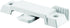 Prime-Line F 2592 Sash Lock, 1/2 In. Latch Projection, Fits Metal Sliding Windows, Diecast Zinc, Painted White, (Single Pack)...