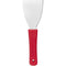 SPARTA Steel Handheld Scraper Kitchen Scraper Tool with Food-Safe Plastic Handle for Griddles, Pans, Pots, and Cutting Boards in Commercial Settin...
