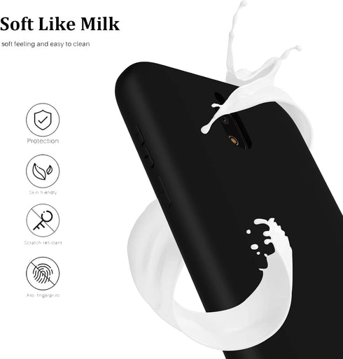 CHUANG Case for Hot Pepper Serrano 3 A95B A95C A95J Phone Case TPU Soft Silicone Cover, Shockproof Silicone Phone Case with Microfiber Lining?Blac...