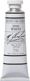 M. Graham Artist Oil Paint Zinc White 1.25oz/37ml Tube...