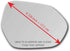 New Replacement Mirror Glass with FULL SIZE ADHESIVE for Toyota | 2018-22 Camry | 2019-22 Corolla Avalon | 2016-22 Prius | 2017-22 Prius Prime | P...
