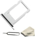 Silver Sim Card Tray Holder Compatible with iPhone X Sim Card Tray Slot Replacement...
