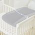 Changing Pad Covers Beige Grey for Boys Girls, Cotton 2 Pack Unisex Changing Table Pad Cover Cradle Sheet Soft and Breathable 16" x 32" for Standa...