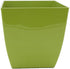 The HC Companies 8 Inch Aria Square Self Watering Planter - Plastic Plant Pot for Indoor Outdoor Plants Flowers Herbs, Glossy Green...