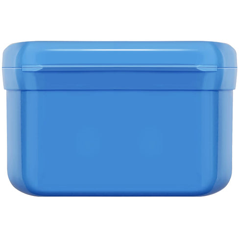 Colorful Denture Bath, Denture Case With Strainer For Soaking Dentures, Retainers, Mouth Guard & Night Guard, Large Denture Cup For a Set Of Full ...