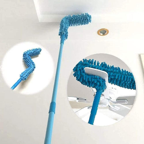 Foldable Microfiber Fan Cleaning Duster Steel Body Flexible Fan mop for Quick and Easy Cleaning of Home, Kitchen, Car, Ceiling, Cleaning Brush wit...