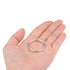 uxcell O Ring Buckle 25mm(1") ID 3mm Thickness Zinc Alloy O-Rings for Hardware Bags Belts Craft DIY Accessories, Silver Tone 10pcs...