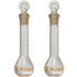 10ml Volumetric Flask, 3.3 Boro Glass, Class A, Ground Stopper, Karter Scientific 252V3 (Pack of 2)...