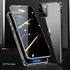 HENGHUI Lockable Anti Peeping Case for iPhone 12 Pro Max - Magnetic Glass Case with Built-in Camera Lens Protector and Privacy Screen - Black...