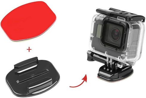 Helmet Adhesive Sticky Mounts and Buckle and Thumb Screws Accessory Kit,Compatible with GoPro Hero 11 10 9 8 Max Go Pro 7 6 5 4 3 3+ 2018 Session ...