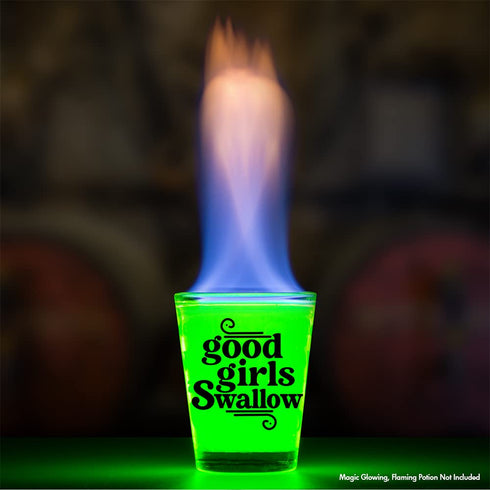 Good Girls Swallow Shot Glass - Funny Shot Glass - Makes a Funny Gift for Women and Hilarious Bachelorette Party Shot Glasses Funny Gift - Cute Sh...