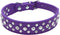 Rhinestone Dog Collar, Bling Rhinestone PU Leather Crystal Diamond Pet Dog Cat Puppy Collar S M L XL (XS, Purple)...