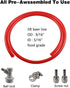PERA 5/16" ball lock line assembly, MFL liquid disconnect with 5ft gas line for home brewing...