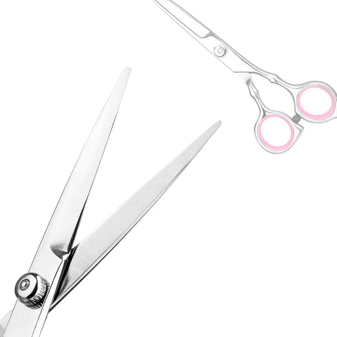 Professional Home Hair Cutting Kit - Quality Home Haircutting Scissors Barber/Salon/Home Thinning Shears Kit with Comb and Case for Men and Women ...