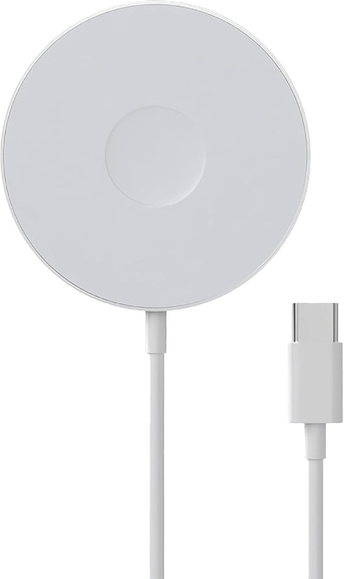 MMOBIEL Magnetic Wireless Charger 15W Compatible with MagSafe iPhone 15/14/13/12 Series, AirPods 3/2/Pro, Apple Watch All Series, Samsung Galaxy B...