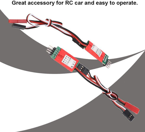 RC Lights Controller,The Third Channel Control Switch Receiver Cord Model Car Lights Controller for RC Model Car Spare Parts...
