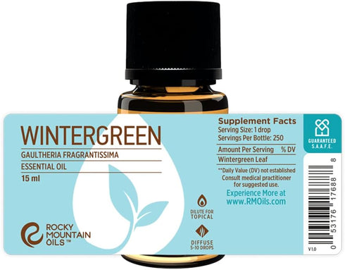 Rocky Mountain Oils - Wintergreen - 15 ml - Essential Oil...