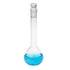50ML Volumetric Measuring Flask Set NS12/14 Glass Stopper, Graduated, ASTM Class A Borosilicate Glass 3.3 for Laboratory, 2PCS...