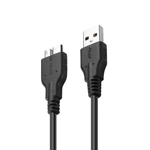 QCEs USB 3.0 Cable, USB 3.0 A Male to Micro B Cable 3.3FT Cord Compatible with WD My Passport and Elements Portable External Hard Drive, Toshiba, ...