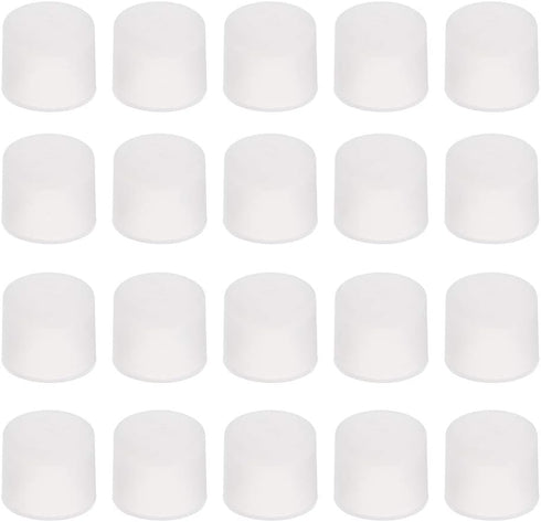 uxcell 20pcs RCA Female Connector Socket Jack Plug Protector Cap Cover Clear for DVD Amplifier Receiver Dust Proof...