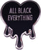 All Black Everything Heart Brooch Black Magic Words Badge Enamel Lapel Pin DIY Clothes Schoolbag Decoration Club Party Lover Girls Women Gift...