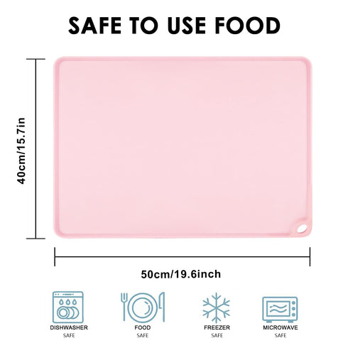 Kids Silicone Cloud Shape Non Slip Placemat for Baby Toddlers - Portable Food Mat, BPA Free Reusable for Travel and High Chairs - Easy to Clean an...
