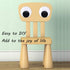 100 Pieces Wiggle Eyes, 1.2 inch Googly Eyes with self Adhesive Round Plastic for Crafts Making and Party Decorations...