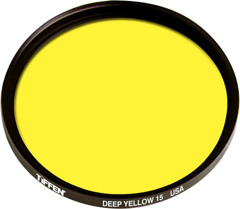 Tiffen 43DY15 43mm Deep Yellow 15 Filter...