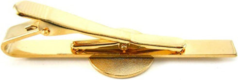 New Brass & Blue Masonic Freemason Mason Tie Bar Clip...
