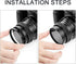 Sedremm Compatible with 77mm Star Filter 3 Pieces Starburst Lens Filter Canon Nikon Sony Olympus Pentax Tarmon Sigma and Other DSLR Cameras 4 Poin...