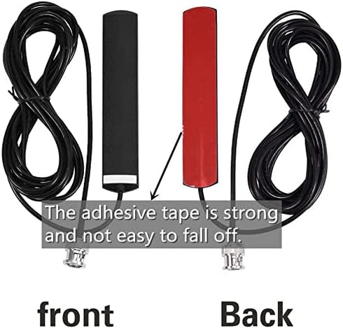 30MHz-1200MHz Mobile Radio Antenna Wide-Band Receive Scanner Antenna Glass Mount with BNC Connector,for Trunked Radio Scanner Antenna Scanner Radi...