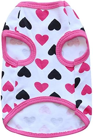 DroolingDog Cat Shirts Pet Small Girl Dog Clothes Chihuahua Puppy Clothing, Small...