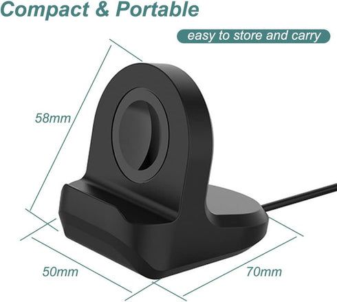 Charger Stand for Samsung Galaxy Watch 4/4 Classic/3/Active 2/Active, Silicone Charging Stand Dock Holder Non-Slip Base for Galaxy Watch 4/4 Class...